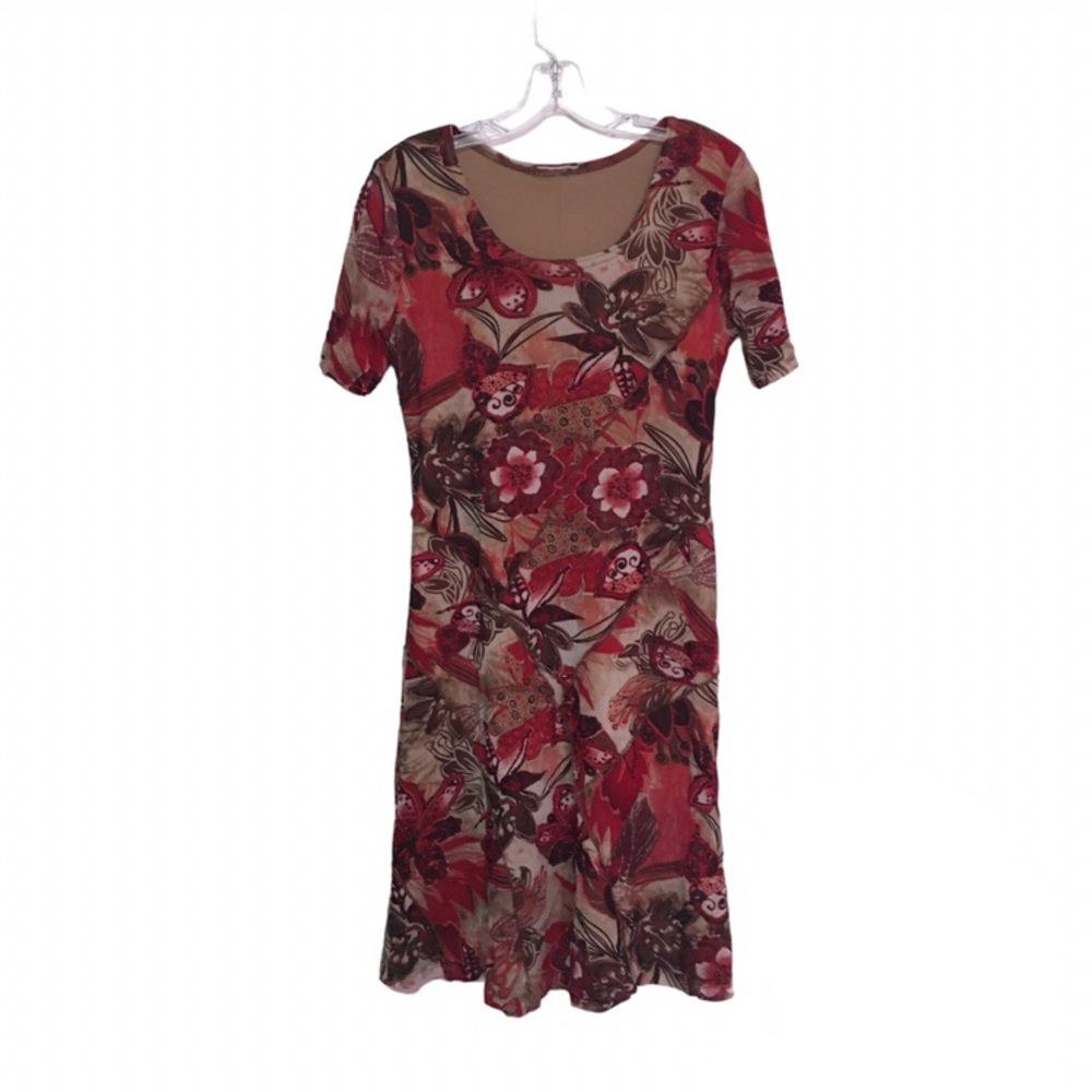 Mesh 90s midi dress